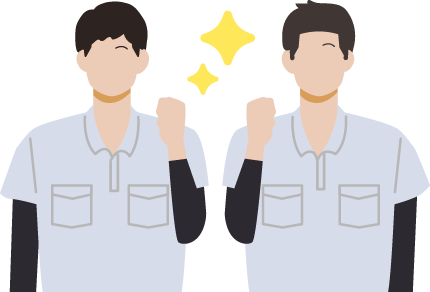 迅速・丁寧な対応をするスタッフ